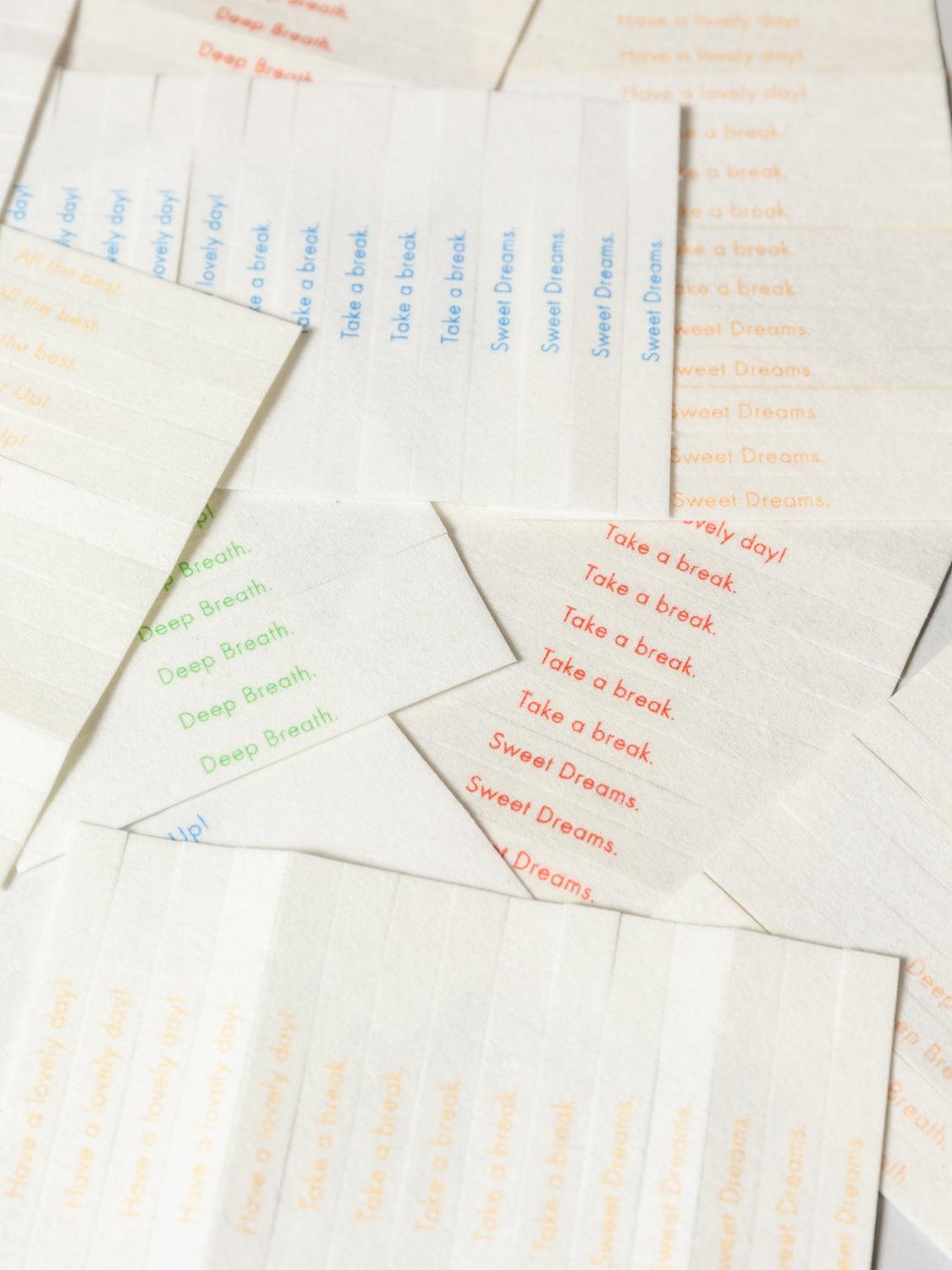 Kunjudo washi paper incense strips group