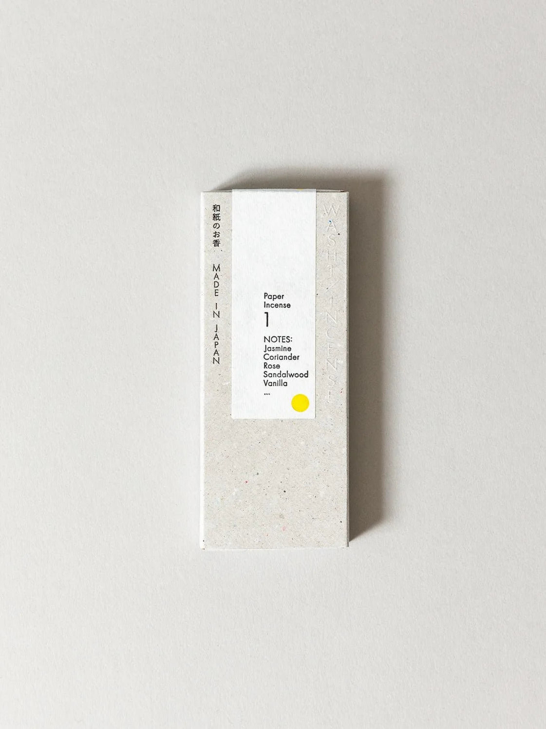 kunjudo : washi paper incense strips - floral warmth